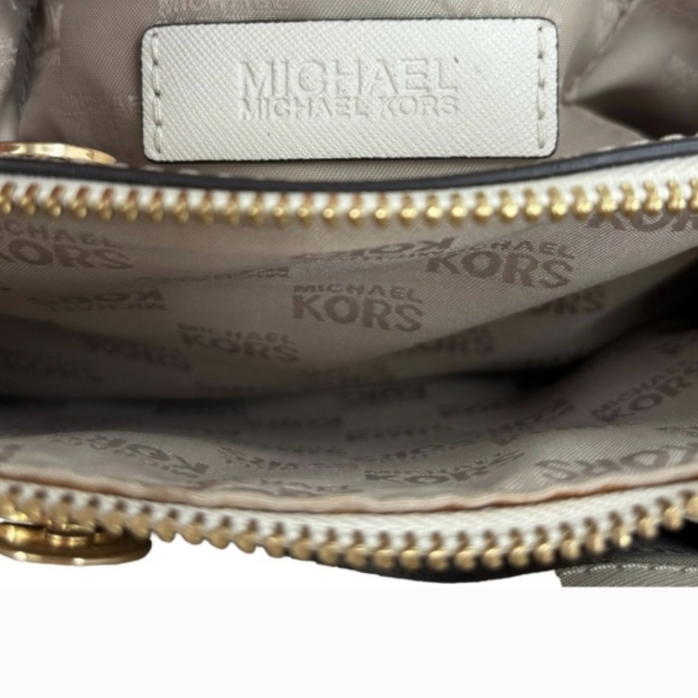 Michael Kors Kellen Leather Satchel Crossbody Bag - Picture 6 of 10